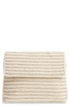Sole Society Beaded Clutch - Ivory