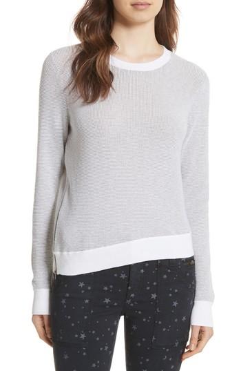 Women's Joie Laurana Cotton & Cashmere Sweater, Size - Grey
