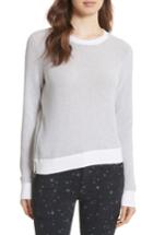 Women's Joie Laurana Cotton & Cashmere Sweater, Size - Grey