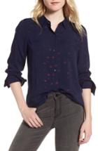 Women's Rails Rocsi Print Blouse - Blue