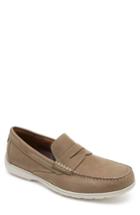 Men's Rockport Total Motion Penny Loafer .5 M - Beige