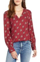 Women's Vince Camuto Cold Shoulder Bow Neck Top, Size - White
