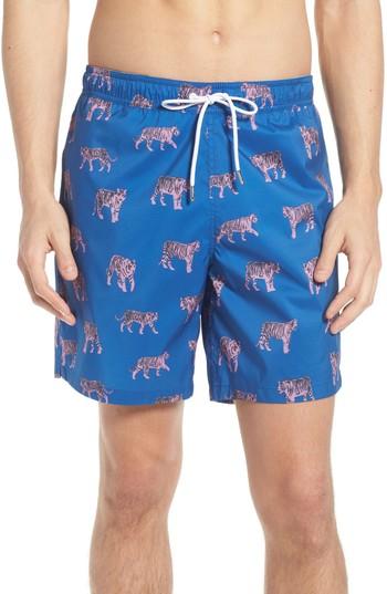 Men's Bonobos Banzai 7-inch Swim Trunks - Blue