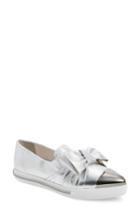 Women's Miu Miu Cap Toe Hidden Wedge Sneaker Us / 35eu - Metallic