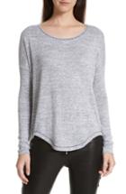 Women's Atm Anthony Thomas Melillo Metallic Stripe Tee - Metallic