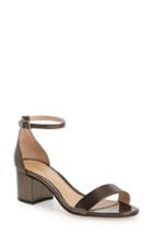 Women's Saint Laurent Amber Ankle Strap Sandal Us / 36eu - Metallic