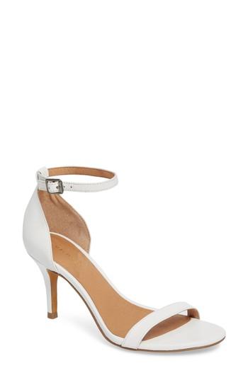 Women's Halogen Audrey Ankle Strap Sandal M - White