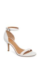 Women's Halogen Audrey Ankle Strap Sandal M - White