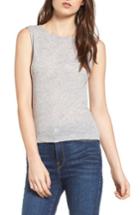 Women's Cupcakes And Cashmere Maxton Twist Back Tank - Grey