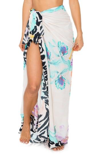 Women's Luli Fama Pareo Skirt, Size - Purple