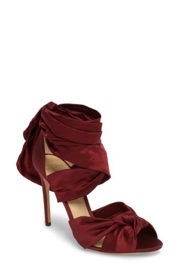 Women's Alexandre Birman Katherine Lace-up Sandal M - Burgundy