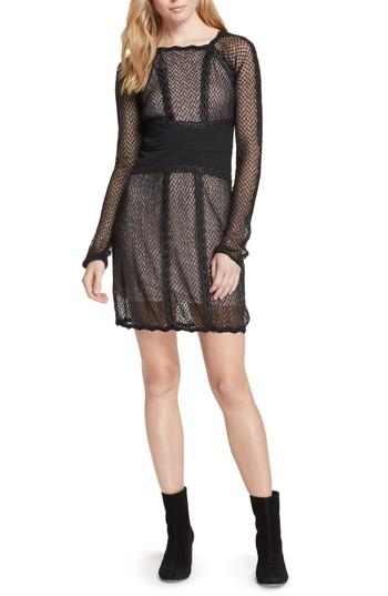 Women's Free People Lace & Mesh Body-con Dress
