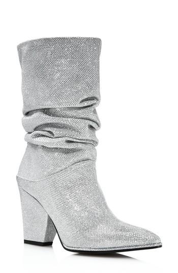 Women's Stuart Weitzman Crush Slouchy Bootie M - Grey