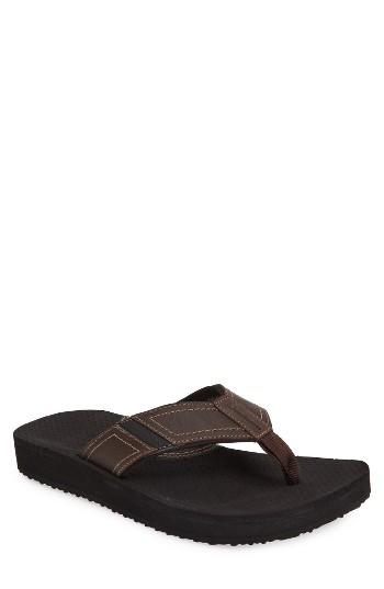 Men's Dunham Carter Flip Flop D - Brown