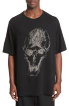 Men's Yohji Yamamoto Oversize Skull Graphic T-shirt - Black