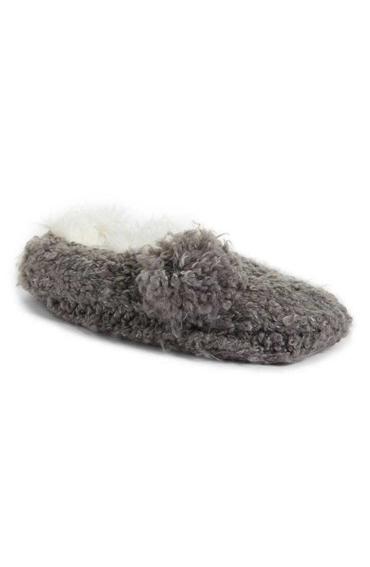 Women's Lemon Faux Fur Lined Boucle Bootie, Size - Grey