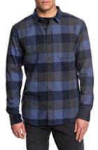 Men's Quiksilver Stretch Flannel Shirt - Blue