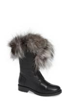 Women's Sheridan Mia Jam Genuine Fox Fur Bootie Eu - Black