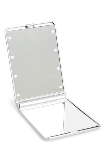 Impressions Vanity Co. Touchup Dimmable Led Compact Mirror, Size - Silver