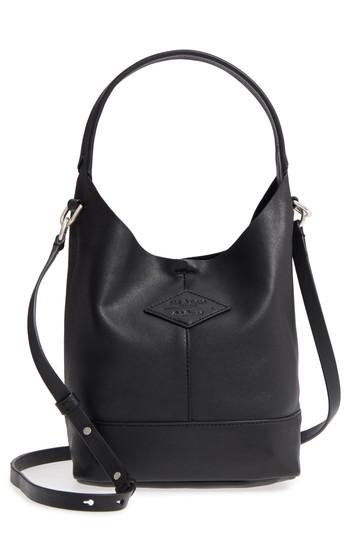 Rag & Bone Mini Camden Suede Tote - Black