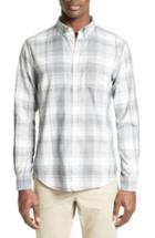 Men's Norse Projects Woven Check Sport Shirt - Blue