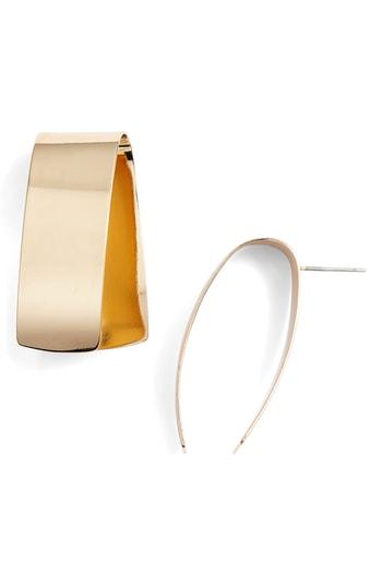 Women's Halogen Twisted Metal Statement Earrings