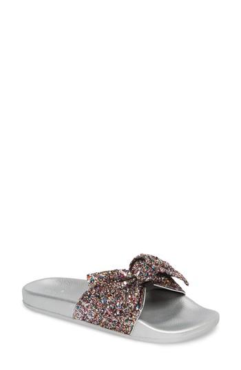 Women's Kate Spade New York Shellie Slide Sandal M - Metallic