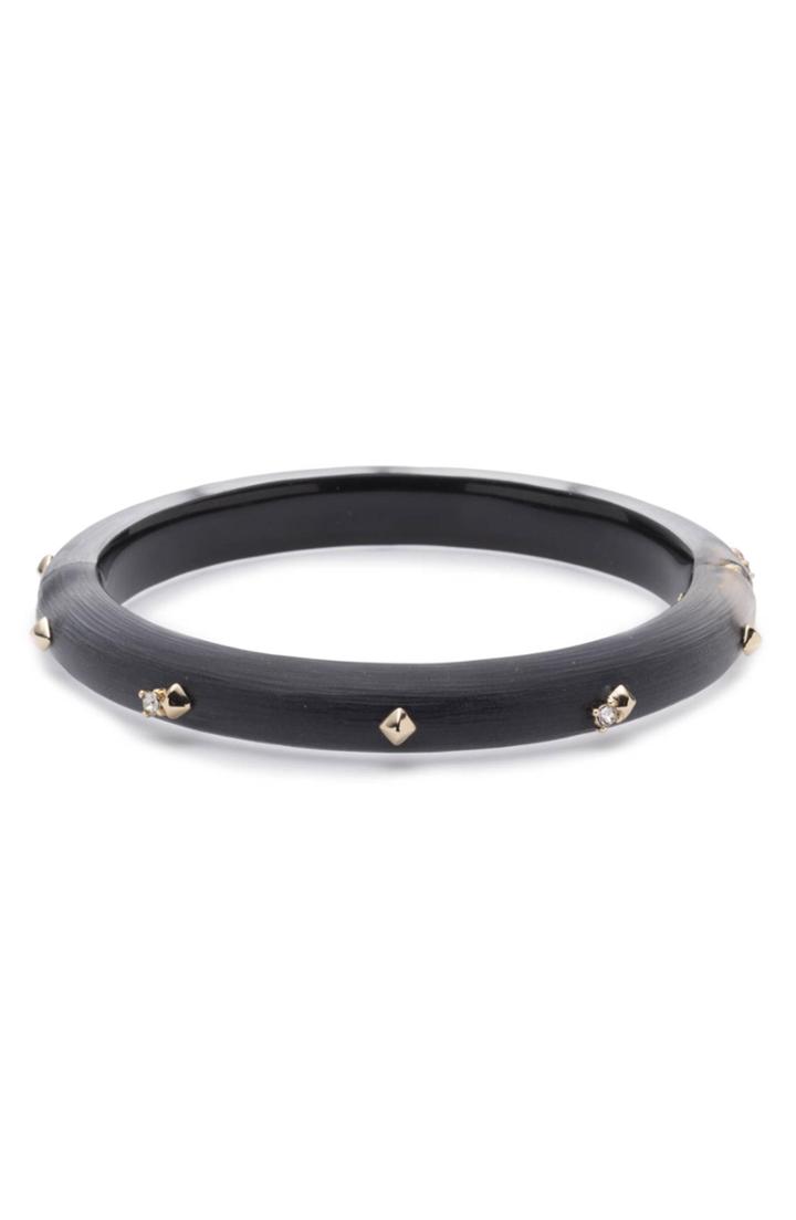 Women's Alexis Bittar Essentials Golden Stud Hinge Bangle