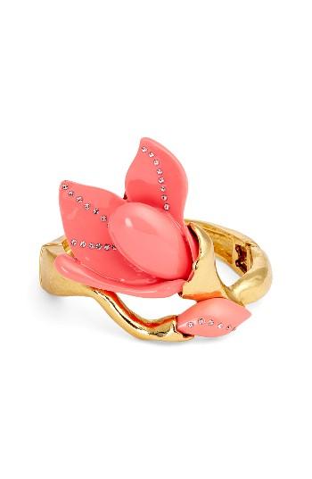 Women's Oscar De La Renta Magnolia Hinge Bracelet