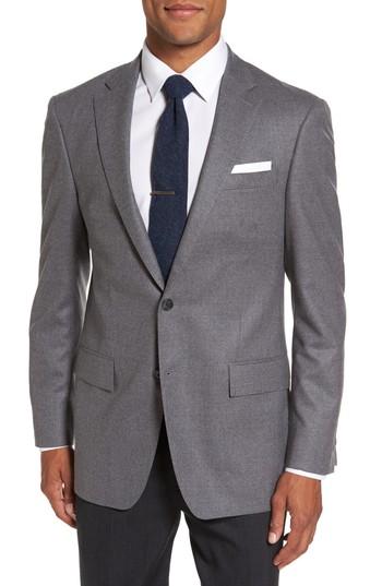 Men's Todd Snyder White Label Sutton Trim Fit Stretch Wool Blazer S - Grey