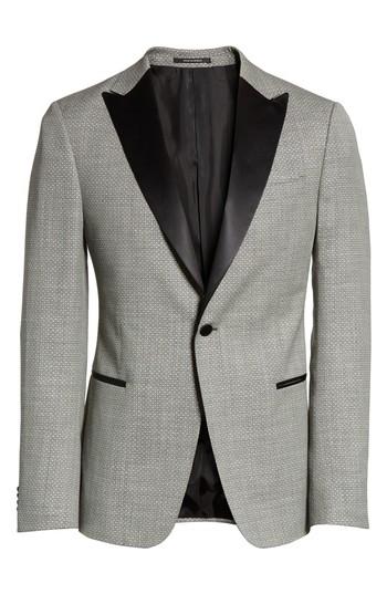 Men's Z Zegna Classic Fit Stretch Wool & Linen Dinner Jacket Us / 50 Eur - Grey