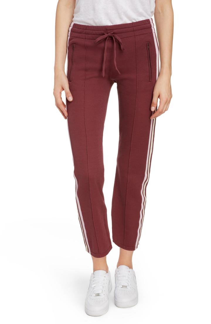 Women's Isabel Marant Etoile Dobbs Track Pants Us / 34 Fr - Burgundy