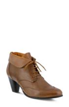 Women's Spring Step Conquer Foldover Cuff Bootie .5-7us / 37eu - Brown