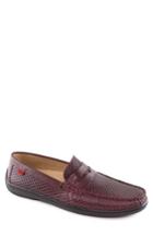 Men's Marc Joseph New York Atlantic Penny Loafer M - Burgundy