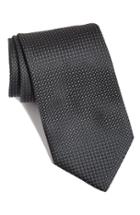 Men's Boss Dot Silk Tie, Size - Black