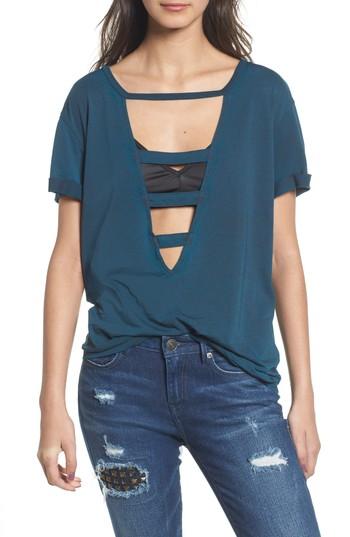 Women's True Religion Brand Jeans Fragment Tee - Blue