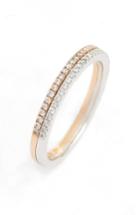 Women's Bony Levy Duo Metal Diamond Double Stacked Ring (nordstrom Exclusive)
