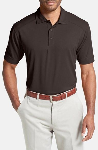 Men's Cutter & Buck 'genre' Drytec Moisture Wicking Polo - Brown (online Only)