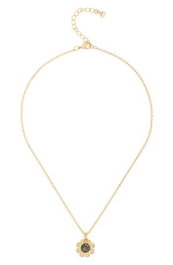 Women's Ted Baker London Crystal Daisy Lace Pendant Necklace