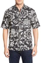Men's Kahala 'dukes Par' Regular Fit Sport Shirt - Black