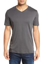 Men's Robert Barakett Georgia Regular Fit V-neck T-shirt - Coral
