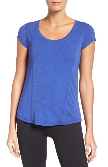 Women's Zella 'siesta' Studio Tee - Blue/green