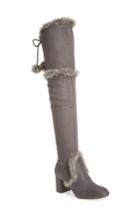 Women's Charles By Charles David Odom Over The Knee Boot .5 M - Grey