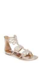 Women's Badgley Mischka Tempe Embellished Sandal M - Metallic