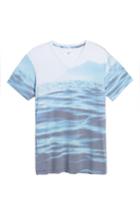 Men's Sol Angeles Mirage Waters T-shirt, Size - Blue