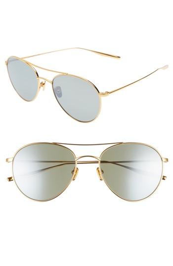 Women's Salt 54mm Polarized Round Sunglasses - Cooper Gold