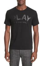Men's Comme Des Garcons Play Graphic T-shirt - Black