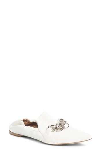 Women's Chloe Reese Chain Bit Loafer Flat Us / 34eu - Black