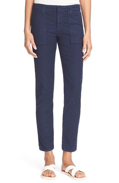 Women's Joie Painter Cotton & Linen Pants - Blue