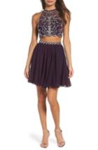 Women's Blondie Nites Embellished Two-piece Fit & Flare Dress